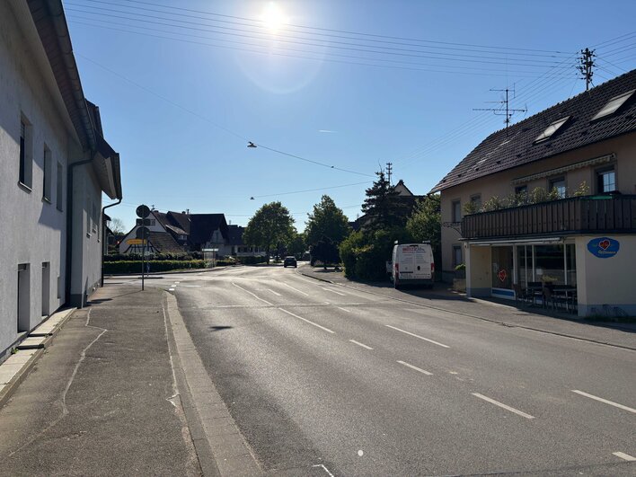Bereich vor der Bäckerei
